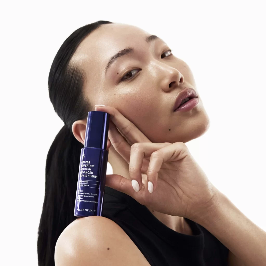 Allies of Skin Copper Tripeptide Ectoin Advan Face Serum Packaging