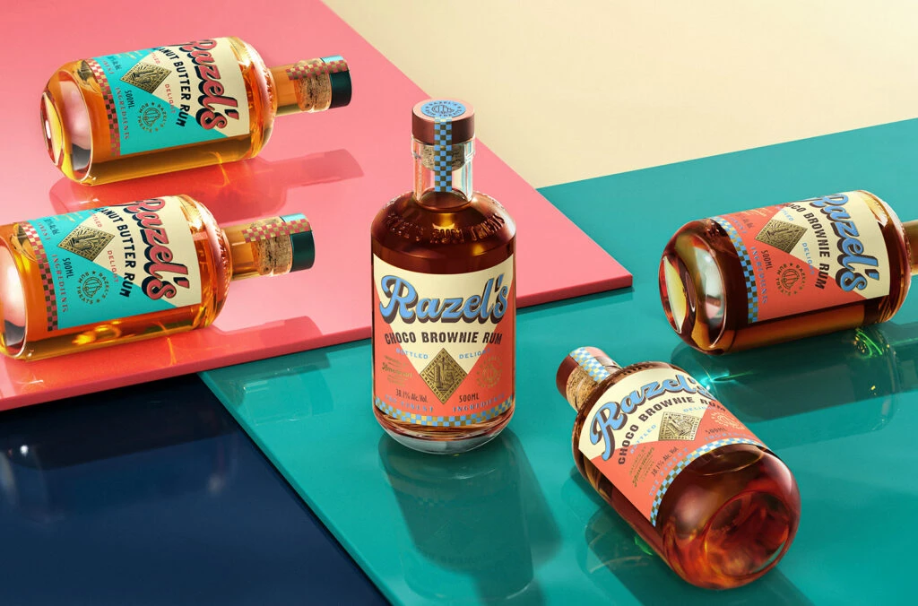 Razels Rum Packaging B