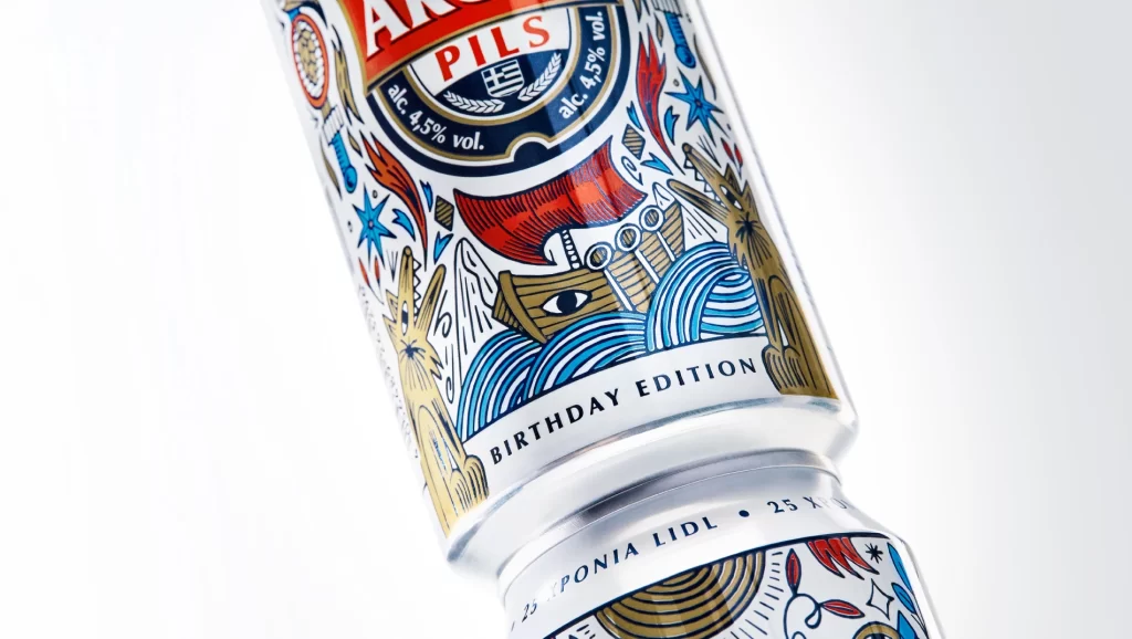 Argus Beer Packaging With