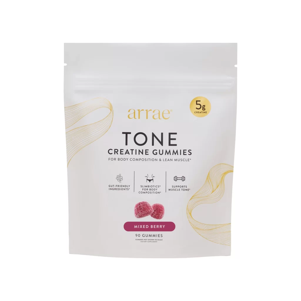 Arrae Tone Creatine Body Composition Gummies Dietary Supplement Image 01 Packaging