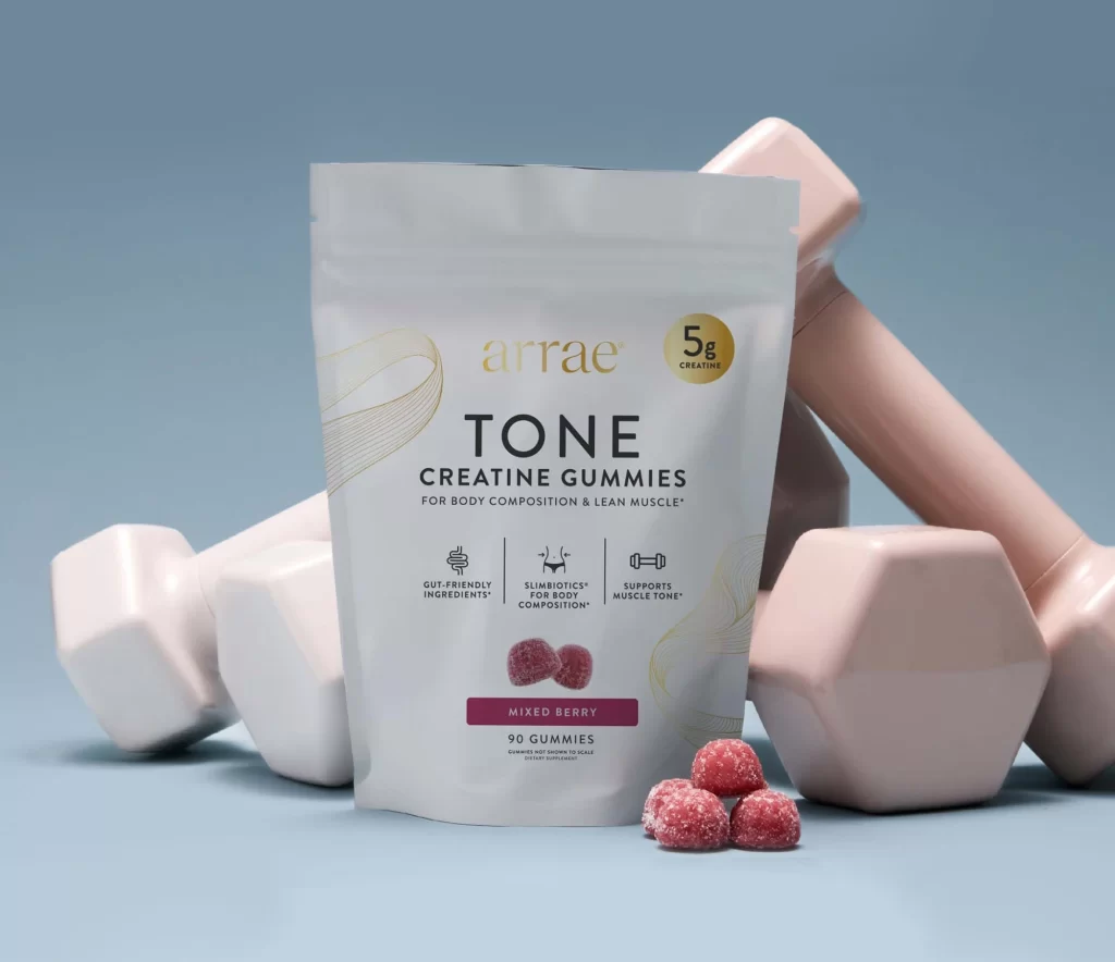 Arrae Tone Creatine Body Composition Gummies Dietary Supplement Image 02 Packaging
