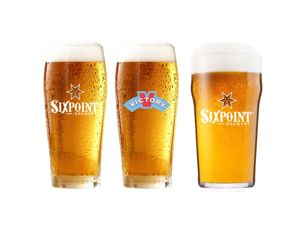Sixpoint Brewery Pint Glass Amber Beer Packaging