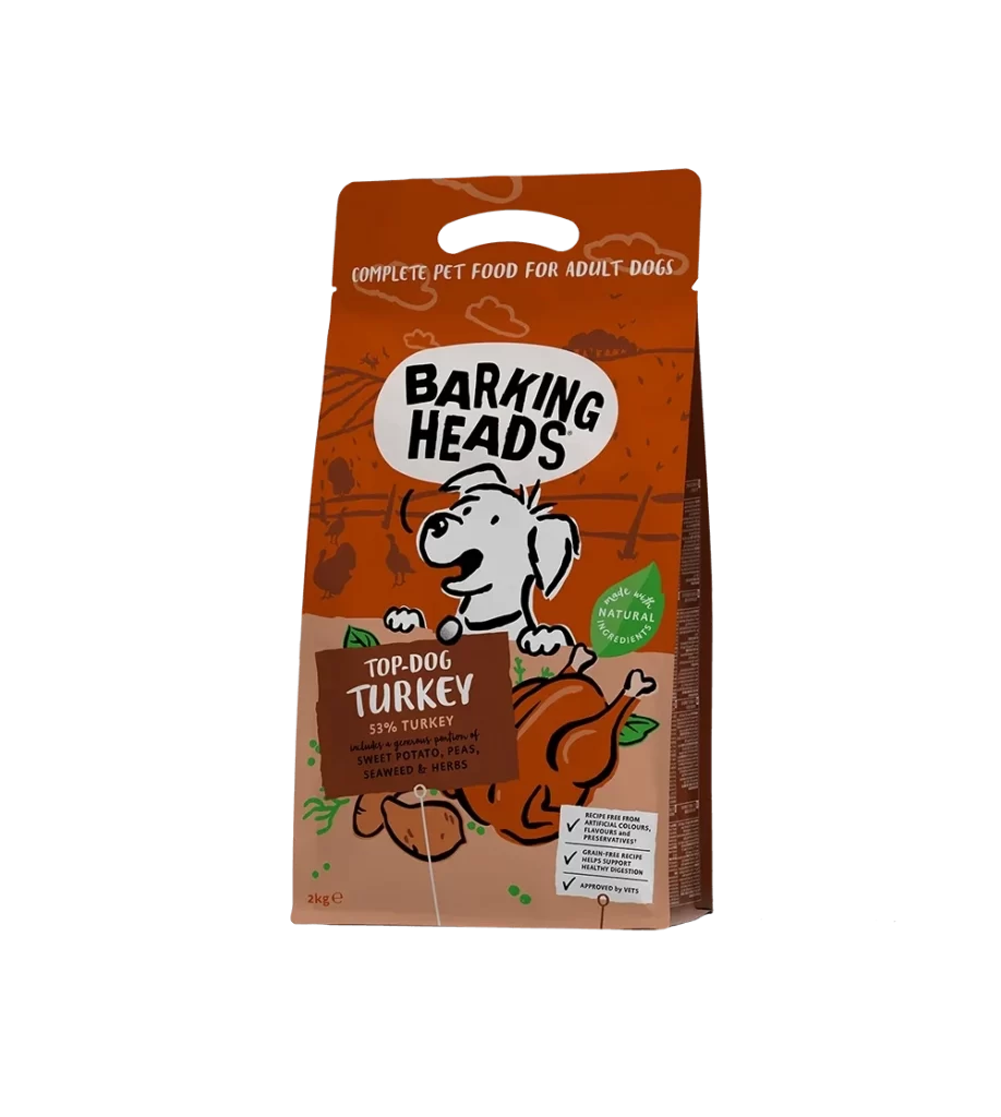 Barking Heads Dog Food Packaging E