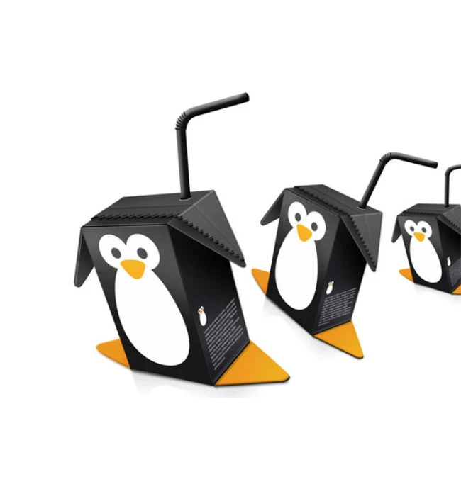 Birdy Juice Penguin Carton Penguin design Beverage Packaging