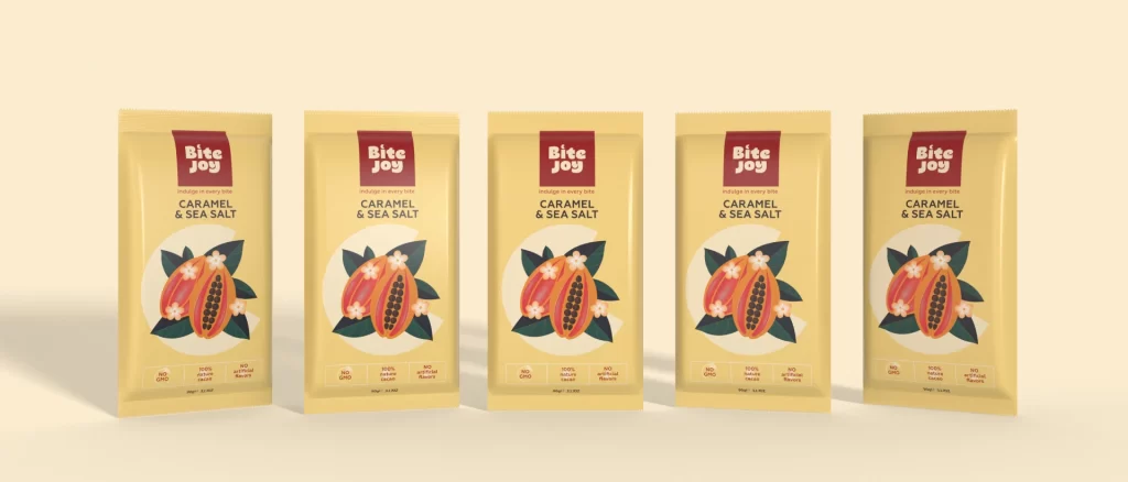 Bitejoy Chocolate Packaging Caramel & Sea Salt