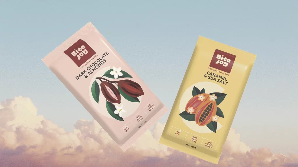 Bitejoy Snack Packaging Bitejoy Angle View