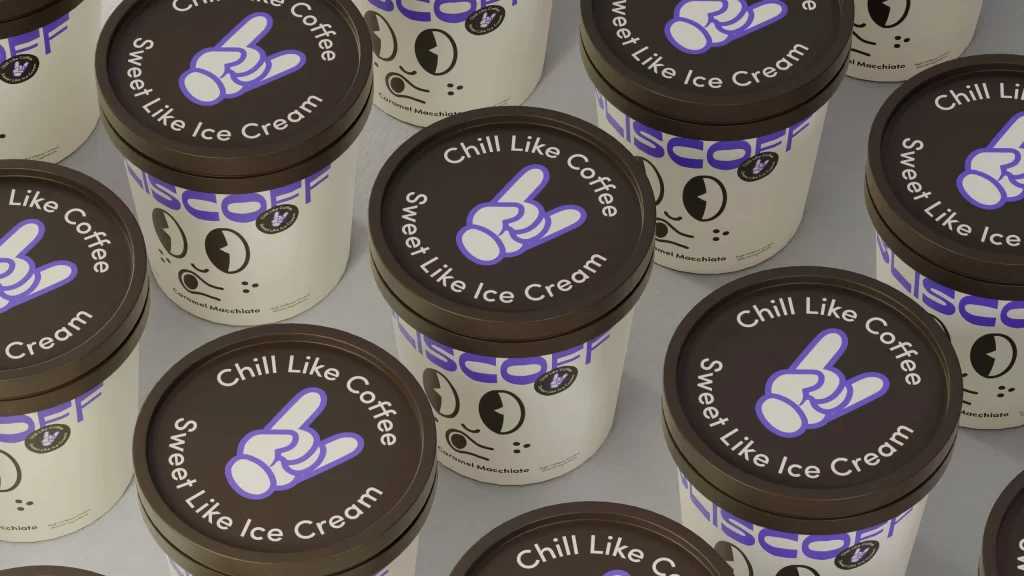 Liscoff Coffee Ice Cream Caramel Macchiato
