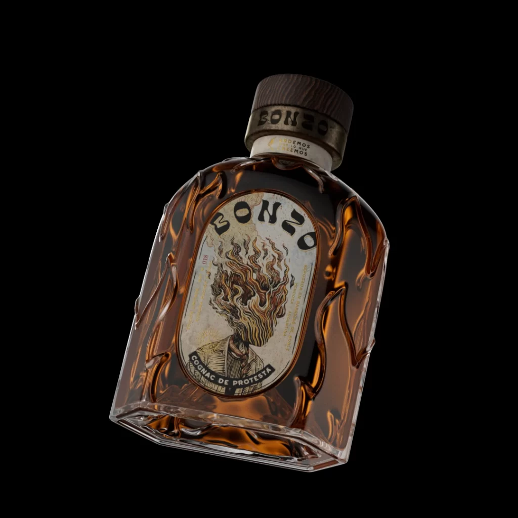 Bonzo Cognac Bottle