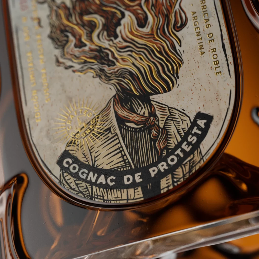 Cognac De Protesta Cognac Bottle