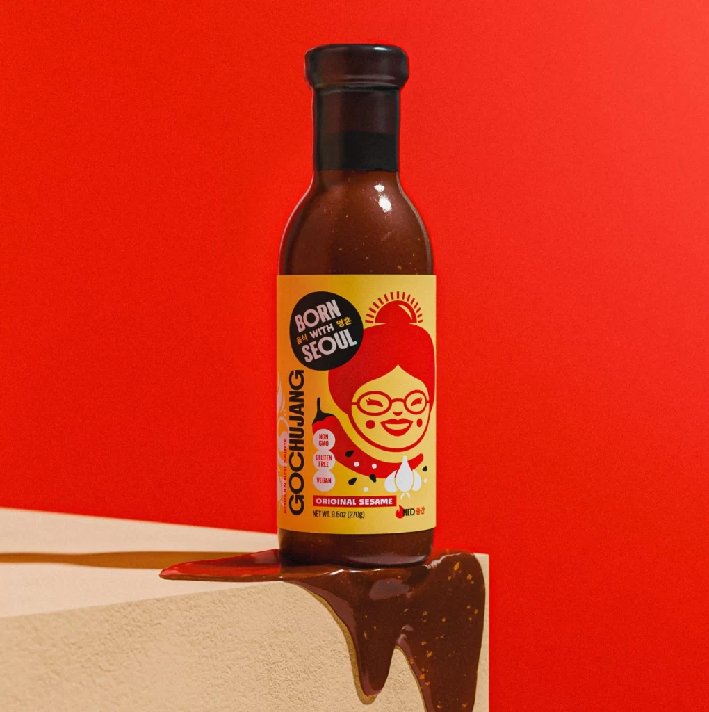 Born With Seoul Sauce Packaging Bottle