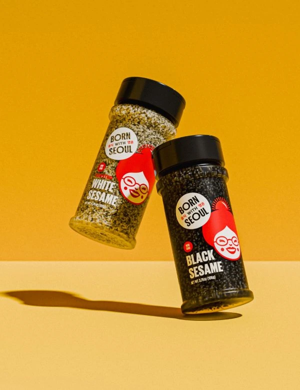 Born With Seoul Sesame Seeds Packaging