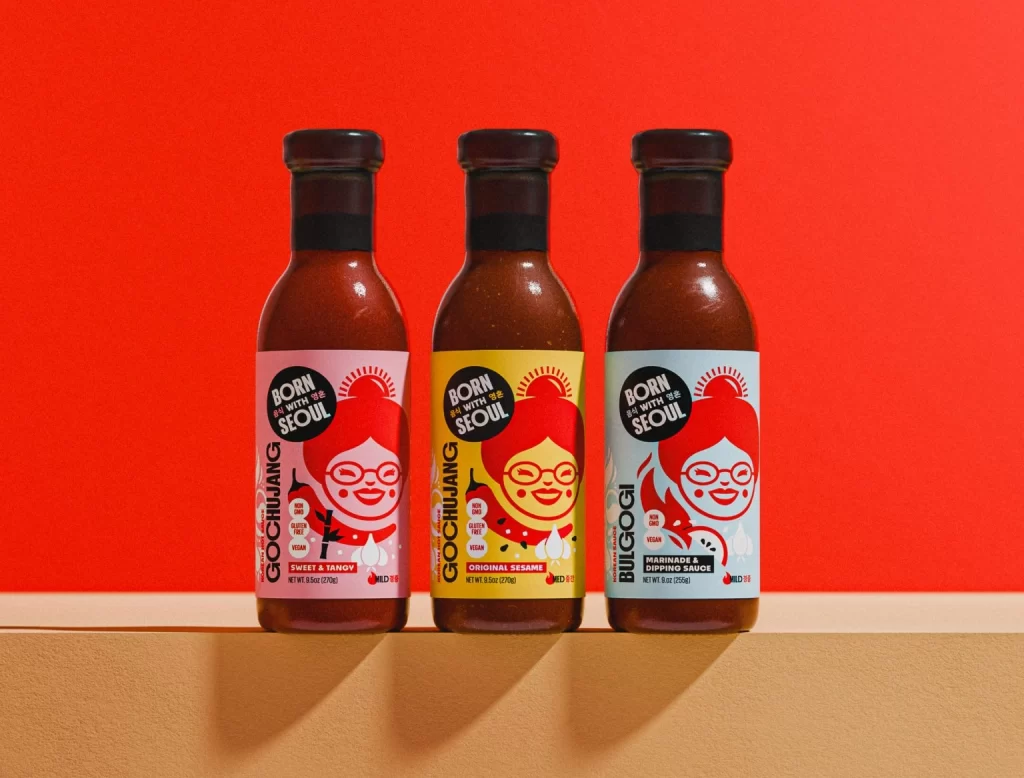 Born With Seoul Sauce Packaging