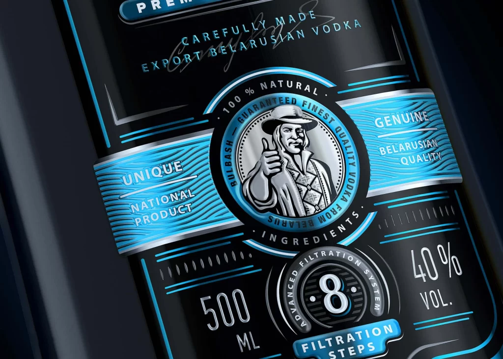 Bulbash Vodka Packaging D