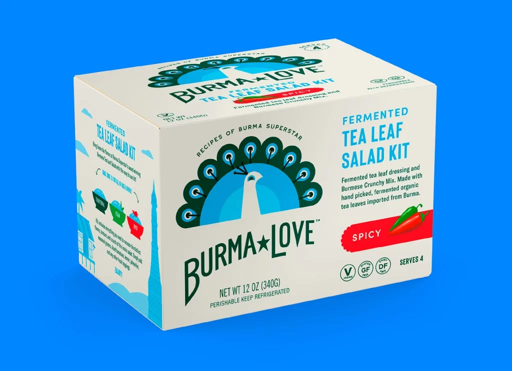 Burma Love Fermented Tea Leaf Salad Kit Spicy