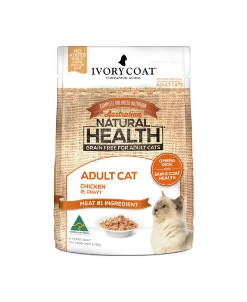 Ivory Coat Cat Food Packaging I