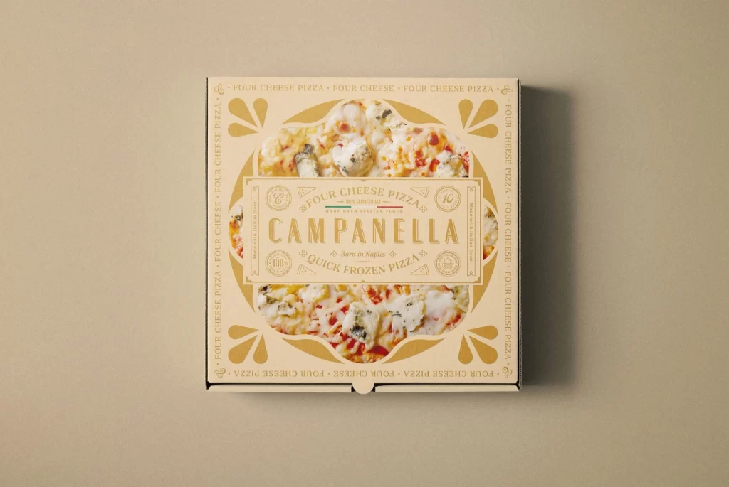 Campanella Pizza Packaging Vintage