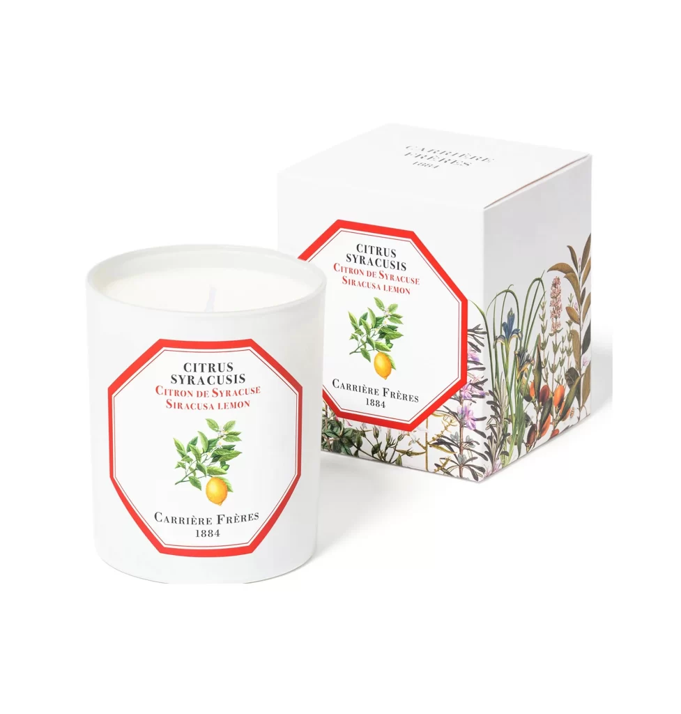 Carrire Frres Scented Candle Siracusa Lemon C Scented Candle Image 02 Packaging