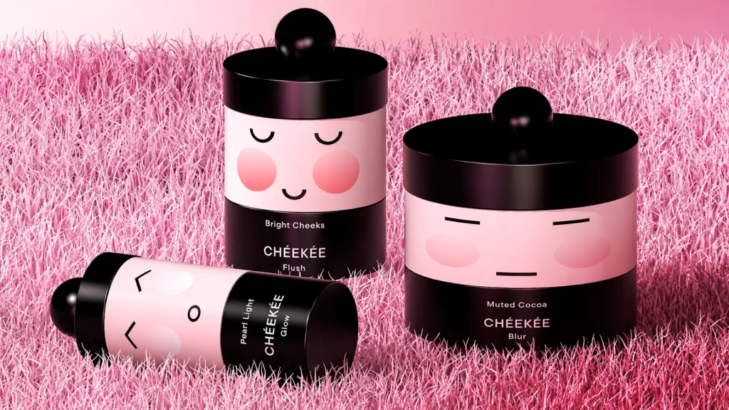 Cheekee Cosmetic Products Flush, Blur, Glow