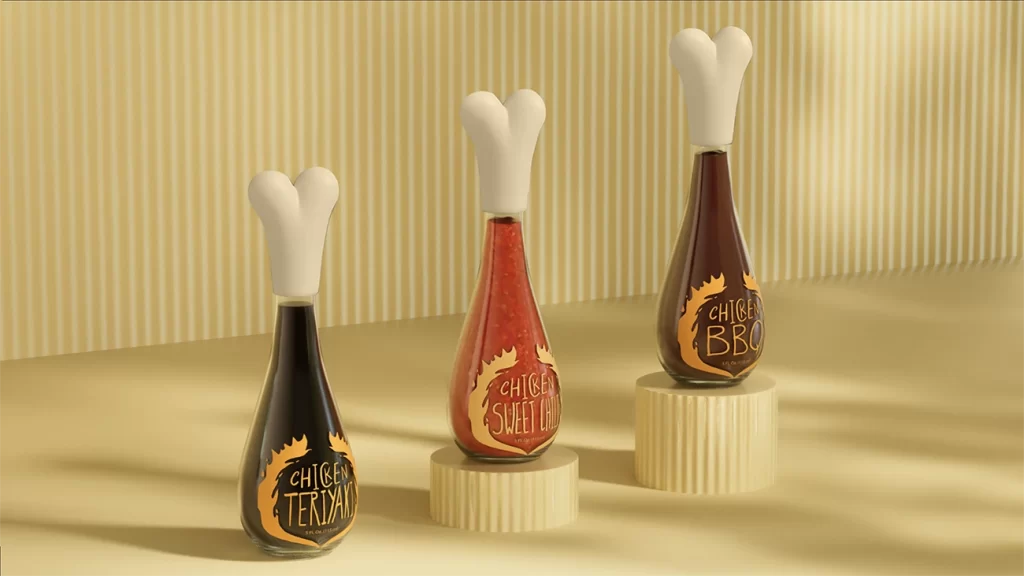 Chicken Drumstick Sauce Sauce Bottle Flavor (Chicken Teriyaki, Chicken Sweet Chili, Chicken BBQ)