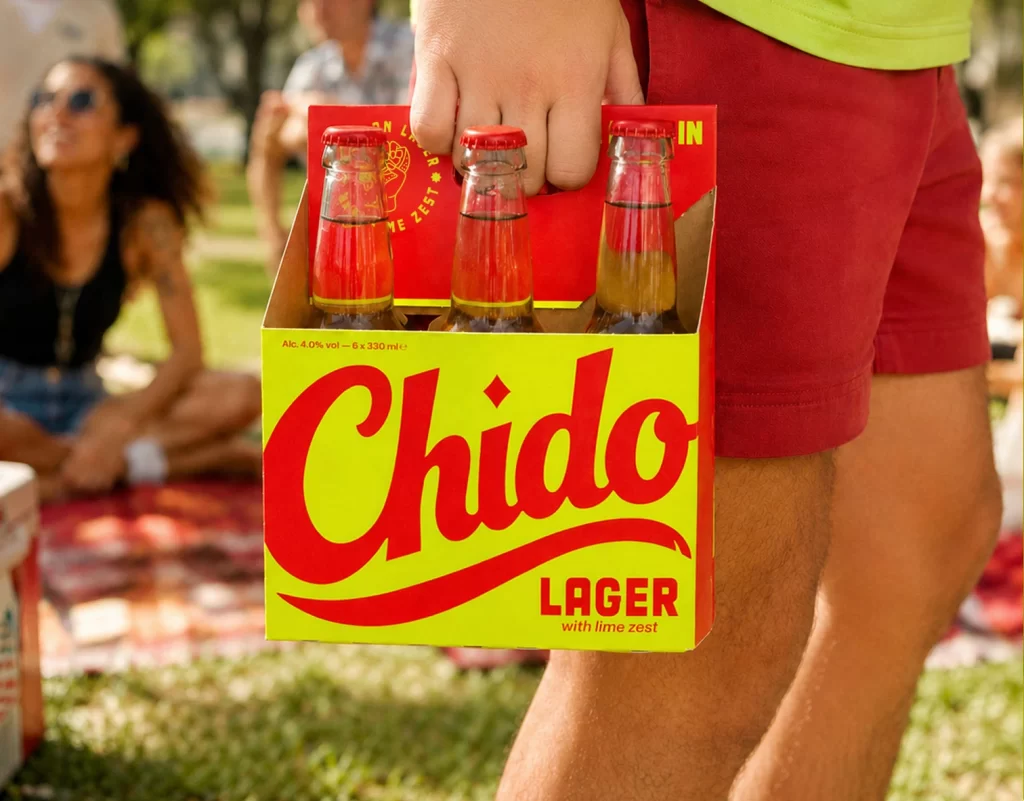 Chido Lager Beer Bottle Pack Lime Zest