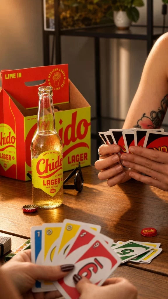 Chido Lager Beer Bottle Lime
