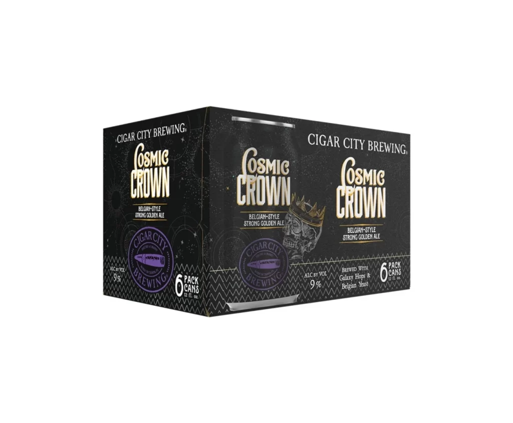 Cigar City Brewing Cosmic Crown Strong Ale Box Packaging
