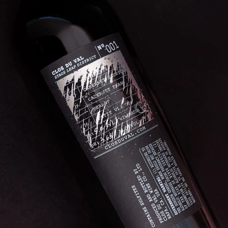 Clos Du Val Wine Packaging Black