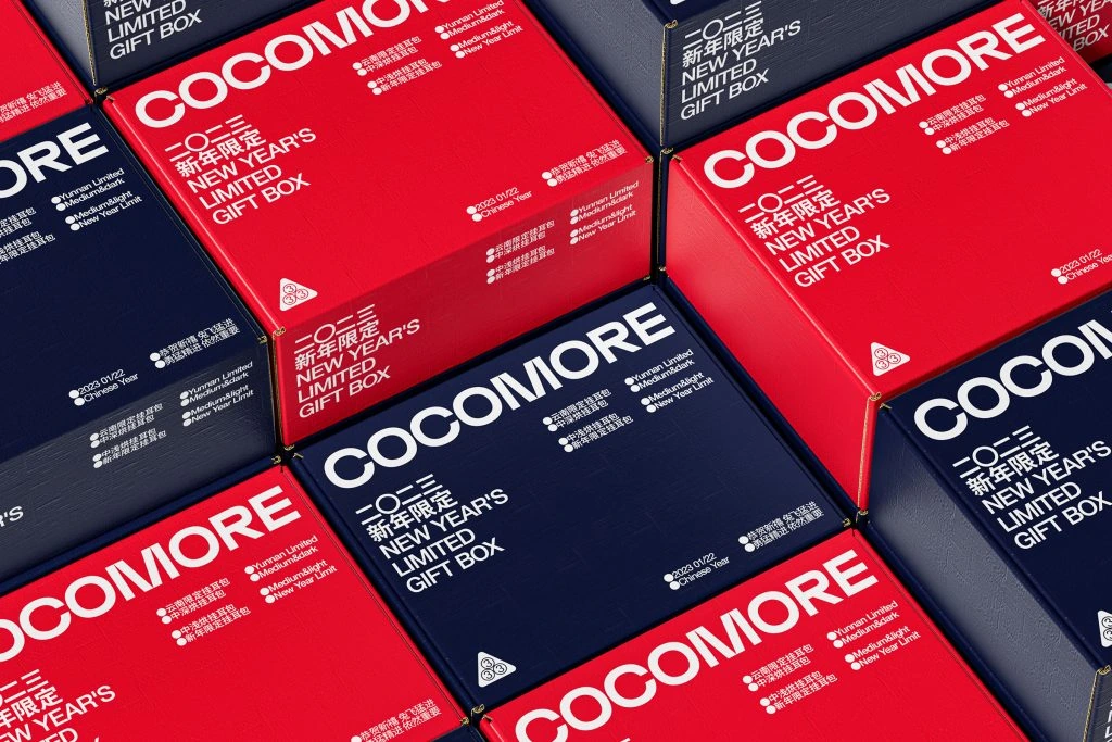 Cocomore Coffee New Year’s Limited Gift Box Packaging White