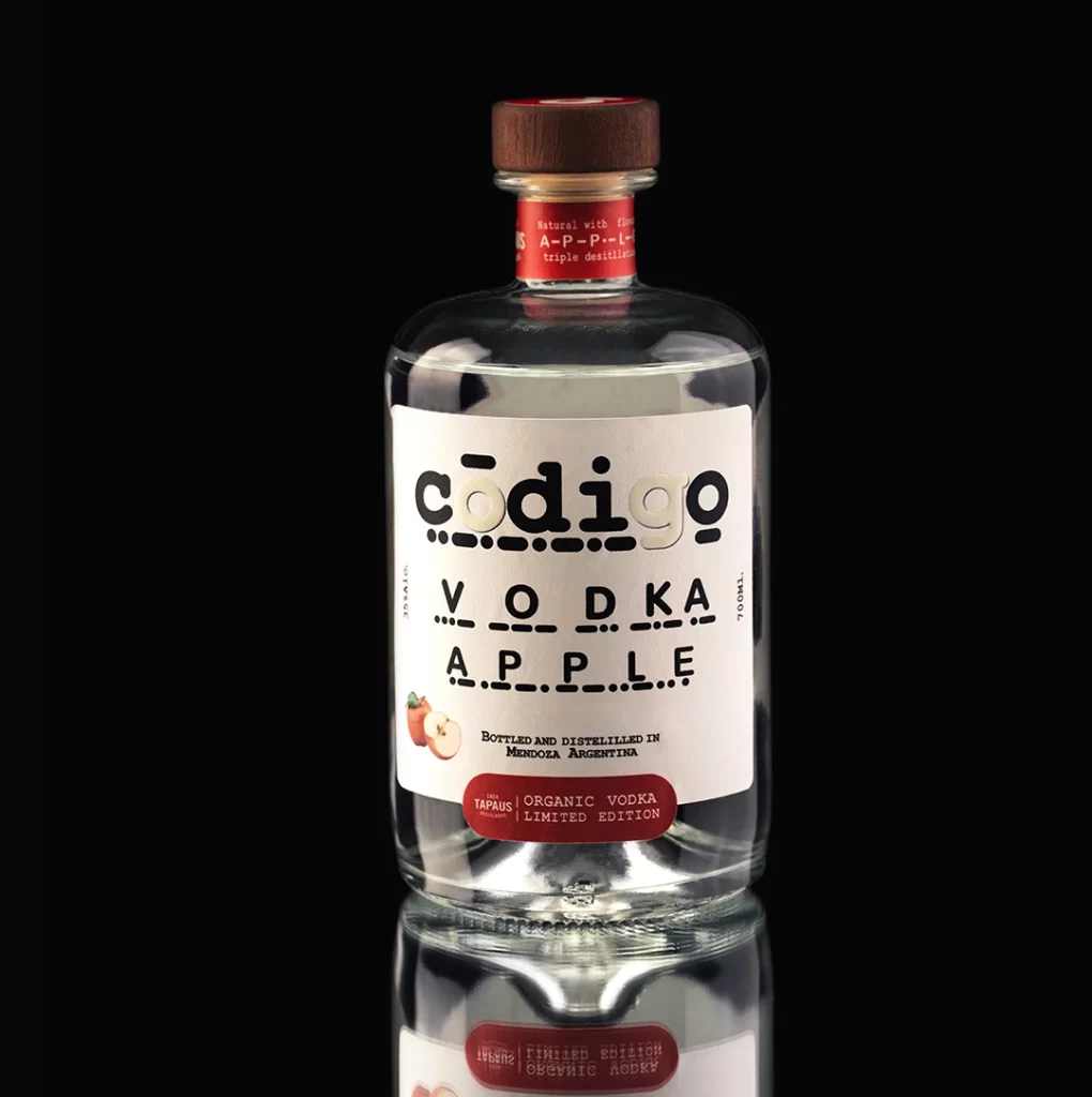 Codigo Vodka Bottle Apple