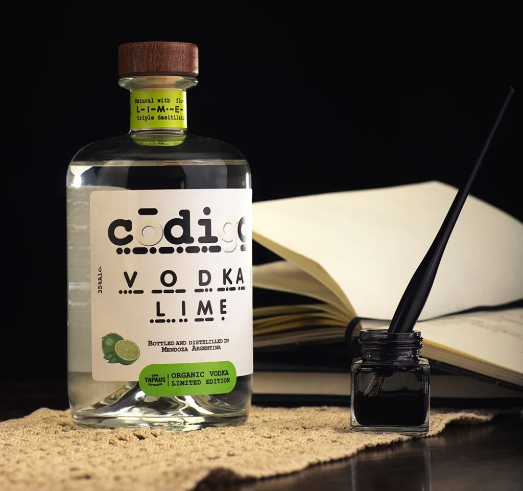 Codigo Vodka Bottle Lime VODKA