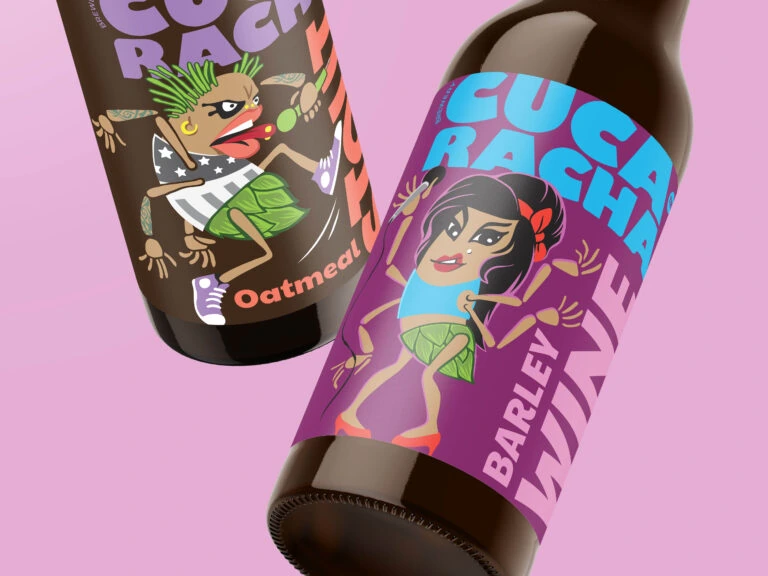 Cucaracha Craft Beer Barley Wine Packaging
