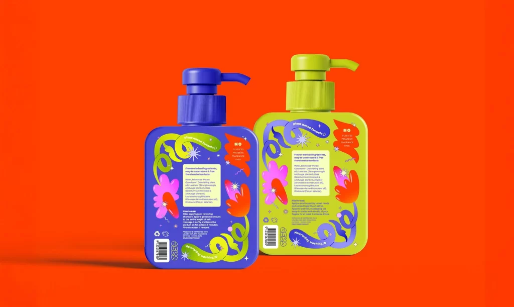 Curl Haircare Packaging Bottle