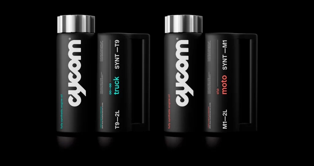 Cycom Engine Oil Packaging