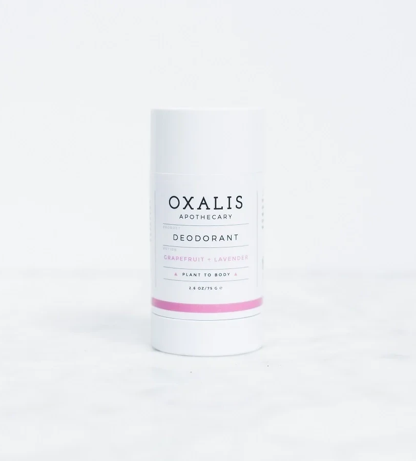 OXALIS Grapefruit + Lavender Natural Deodorant Packaging