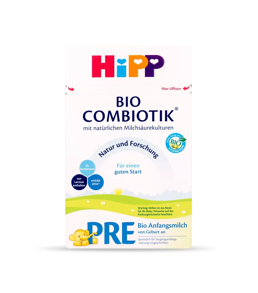 HiPP Bio Combiotik PRE Baby Food Packaging