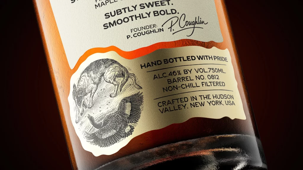 Dog Duck Whiskey Bottle