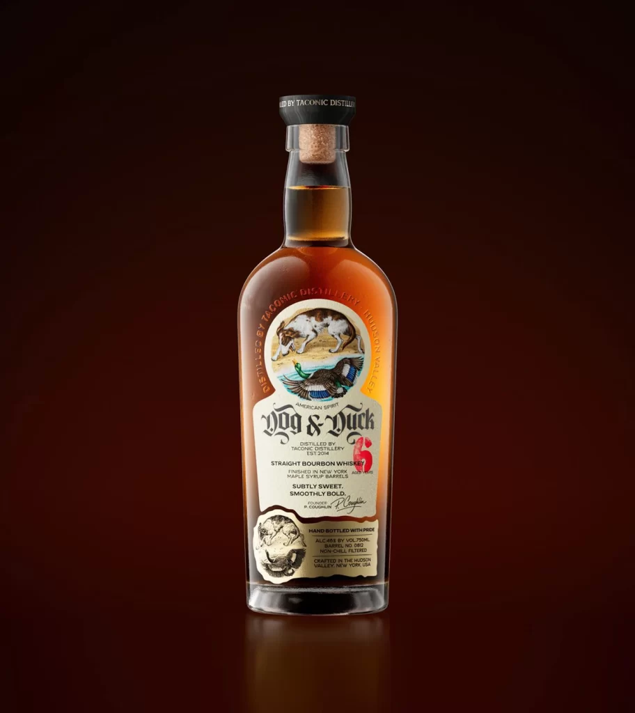 Dog Duck Straight Bourbon Whiskey Finished in New York Maple Syrup Barrels