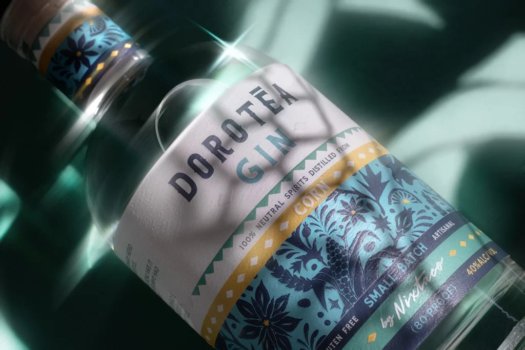 Dorotea Gin X Nixtaco Packaging Clear