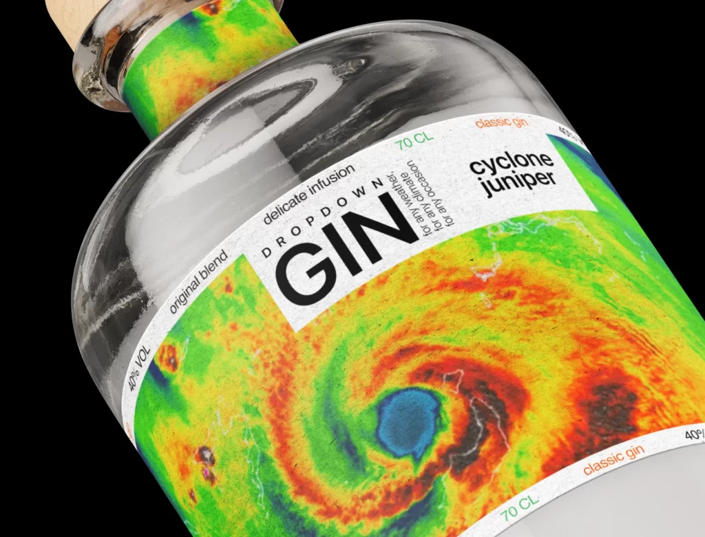 Cyclone Juniper Gin Bottle Original blend