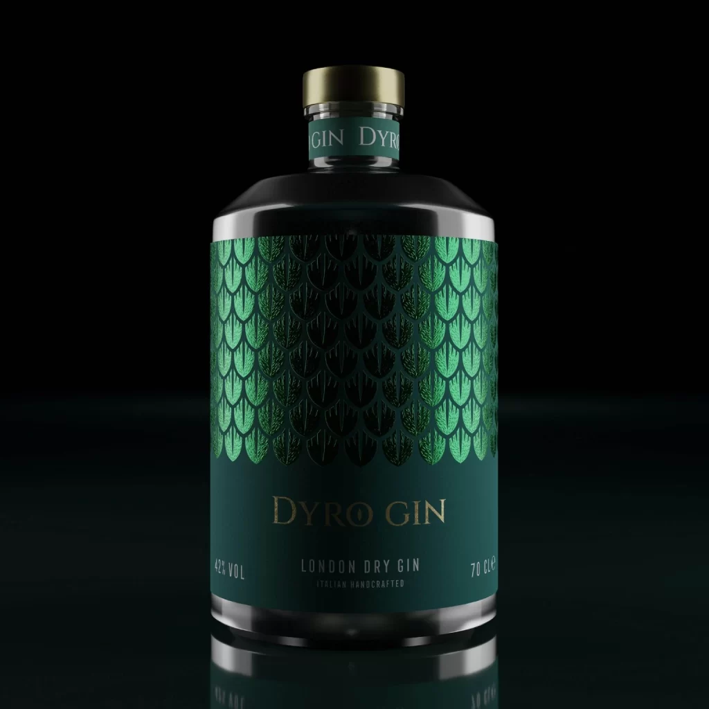 Dyro Gin Packaging Bottle
