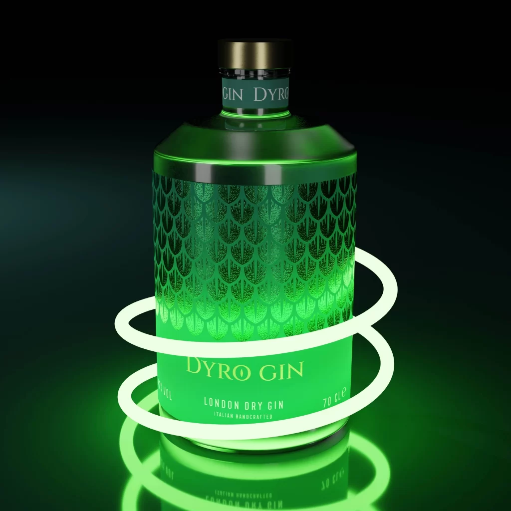 Dyro Gin Packaging Green