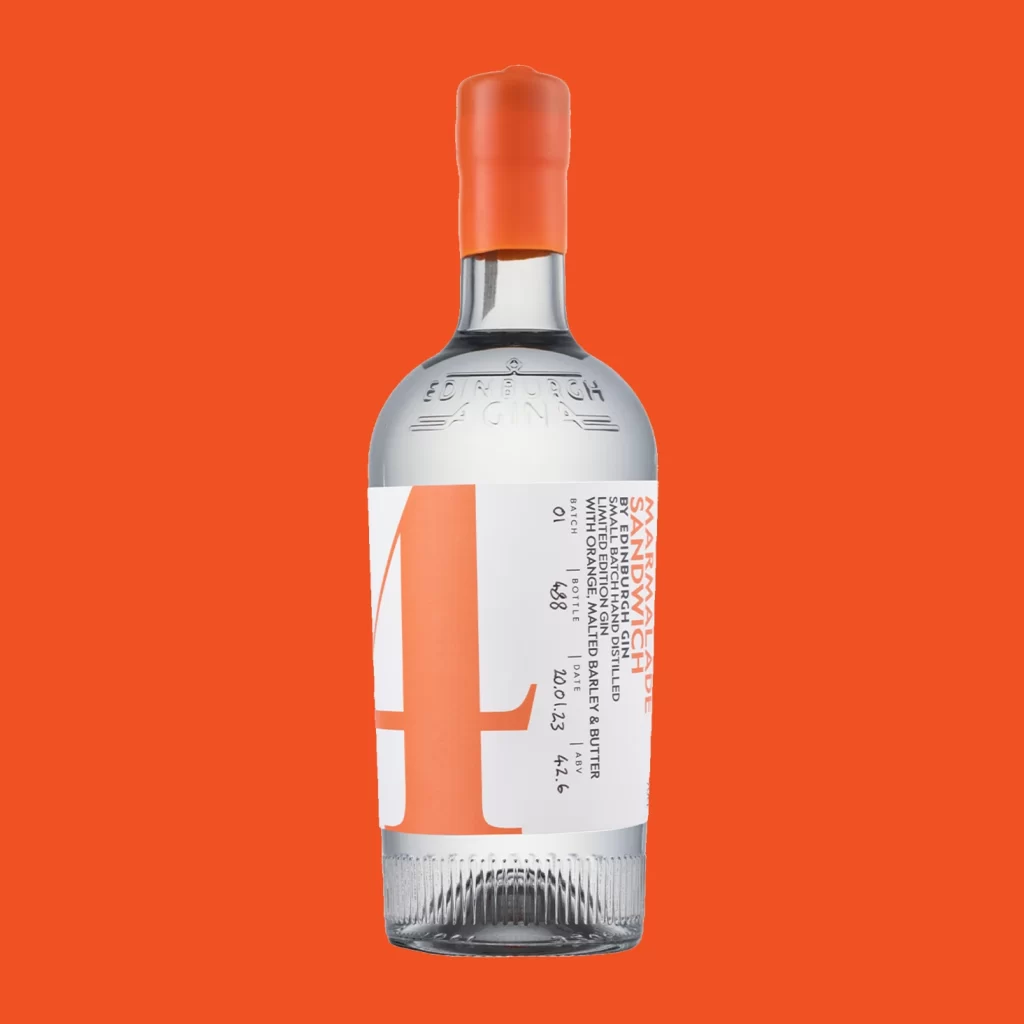 Edinburgh Gin Gin Bottle Limited Edition with Orange Malt