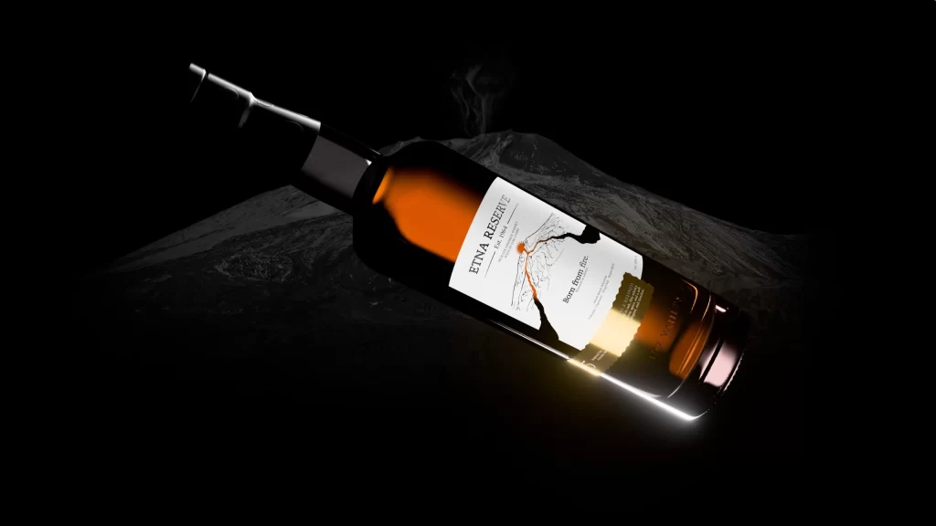 Etna Reserve Alcohol Bottle