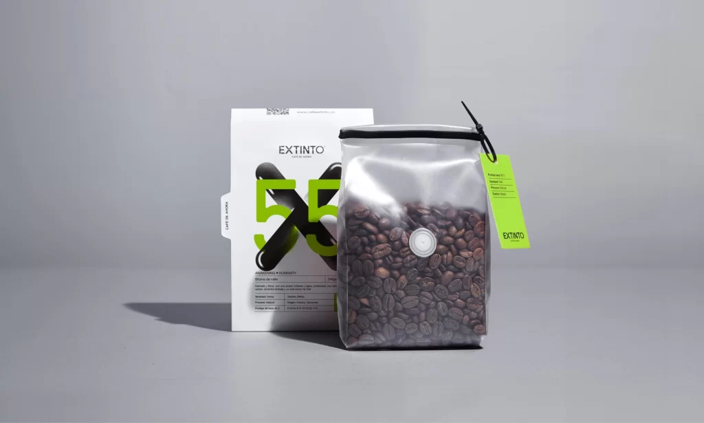 Extinto Cafe Coffee Packaging Box