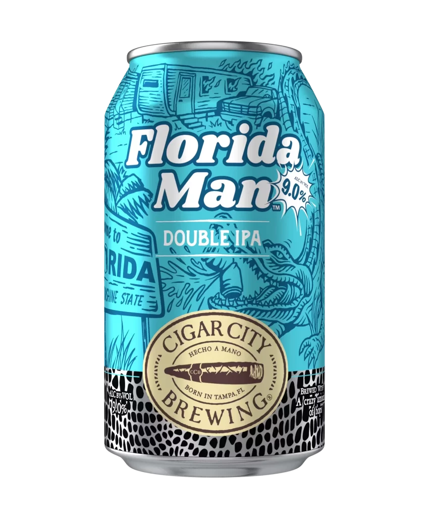 Cigar City Brewing Florida Man Double IPA 12oz Can Packaging
