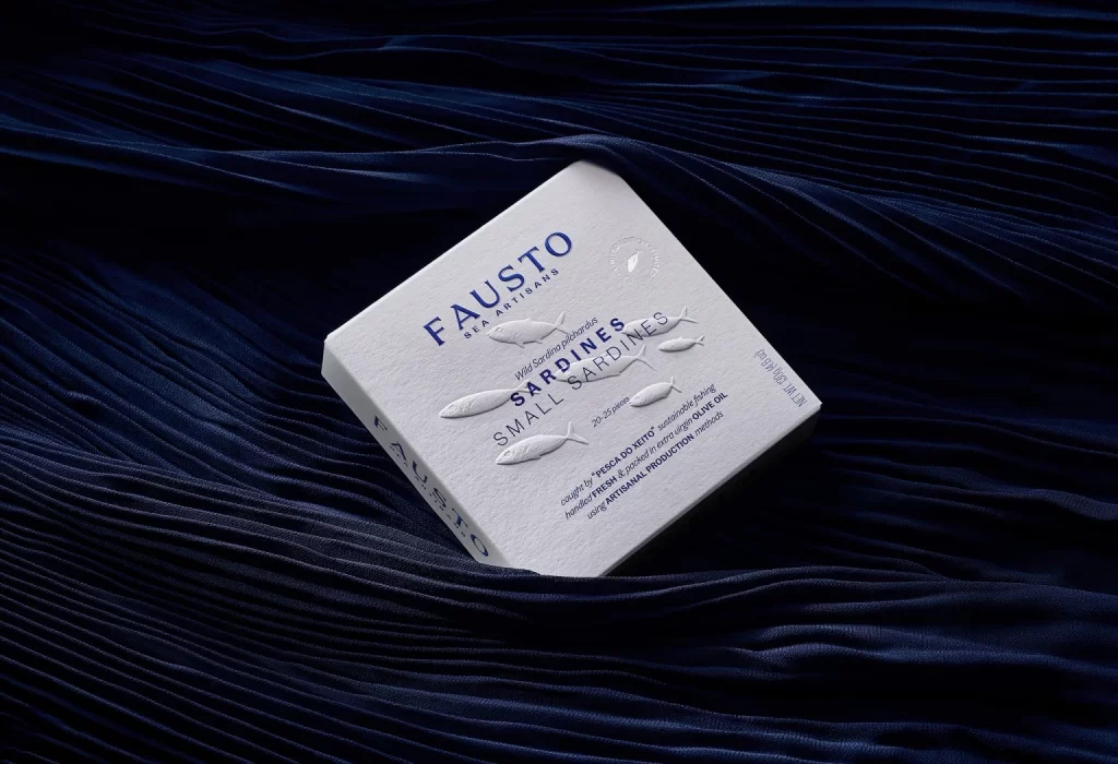 Fausto Sea Artesans Sardines Packaging White
