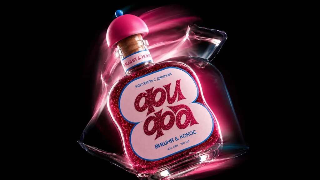 Fifa Gin Cocktail Bottle Clear