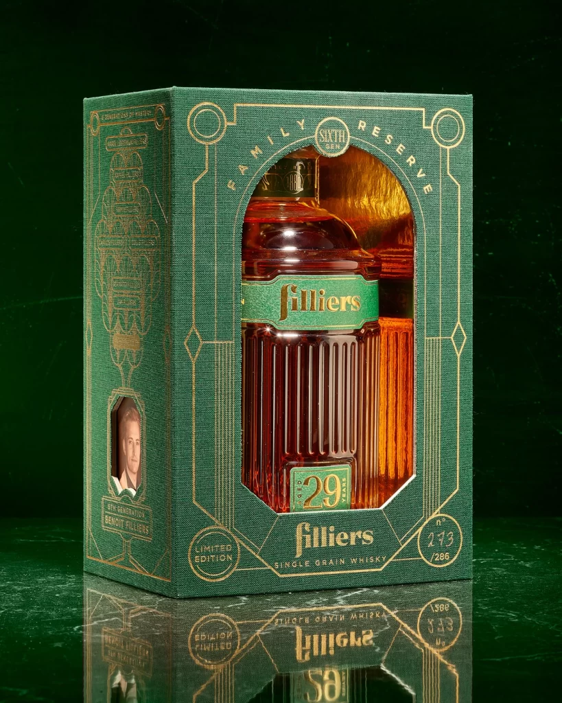 Filliers Family Reserve Whisky Filliers Side View