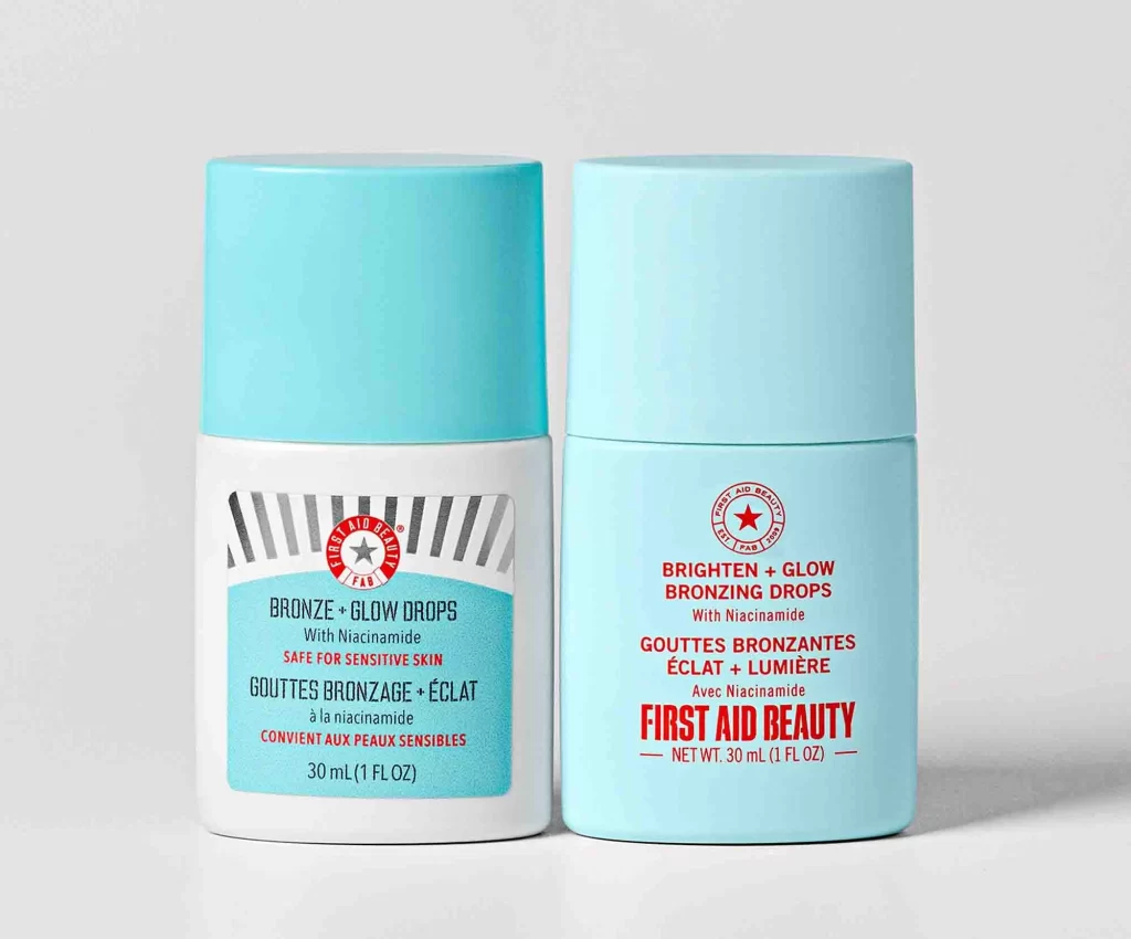 First Aid Beauty Brighten Glow Bronzing Drops Bronzer Image 02 Packaging