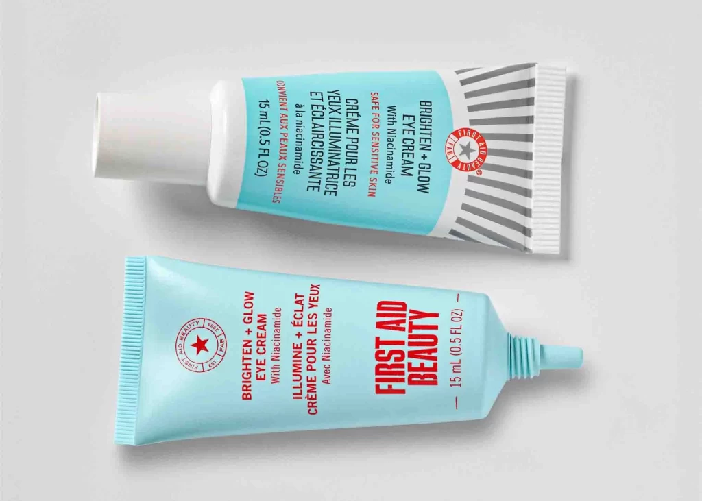 First Aid Beauty Brighten Glow Eye Cream With Eye Cream Image 02 Packaging
